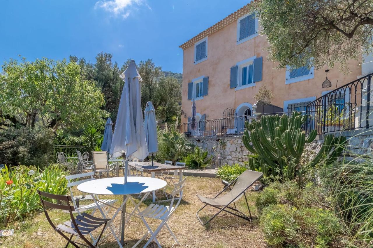 Le Mas D'Angeline, Vue Mer, Jardin Commun, Parking, Voiture Requise, 10 Min En Voiture De Monaco, Route Etroite, Pente Raide, Croisement Limite, Sea View, Shared Garden, Parking, Car Required, 10 Min Drive From Monaco, Narrow Steep Road, Limited Pass Beausoleil Kültér fotó