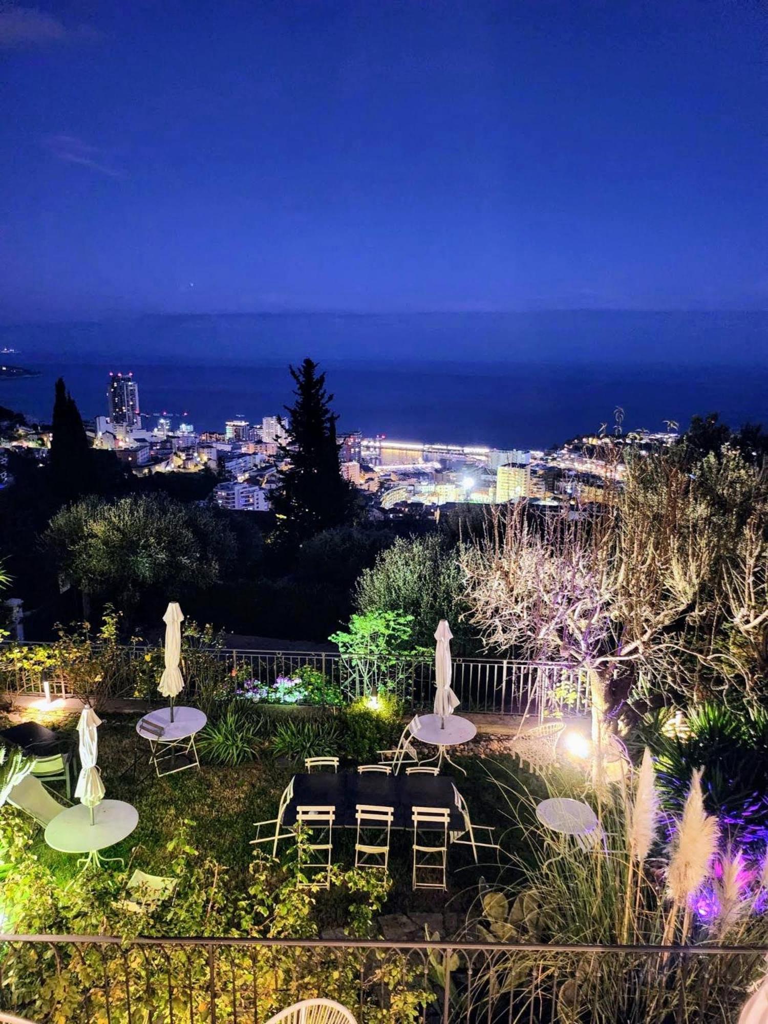 Le Mas D'Angeline, Vue Mer, Jardin Commun, Parking, Voiture Requise, 10 Min En Voiture De Monaco, Route Etroite, Pente Raide, Croisement Limite, Sea View, Shared Garden, Parking, Car Required, 10 Min Drive From Monaco, Narrow Steep Road, Limited Pass Beausoleil Kültér fotó